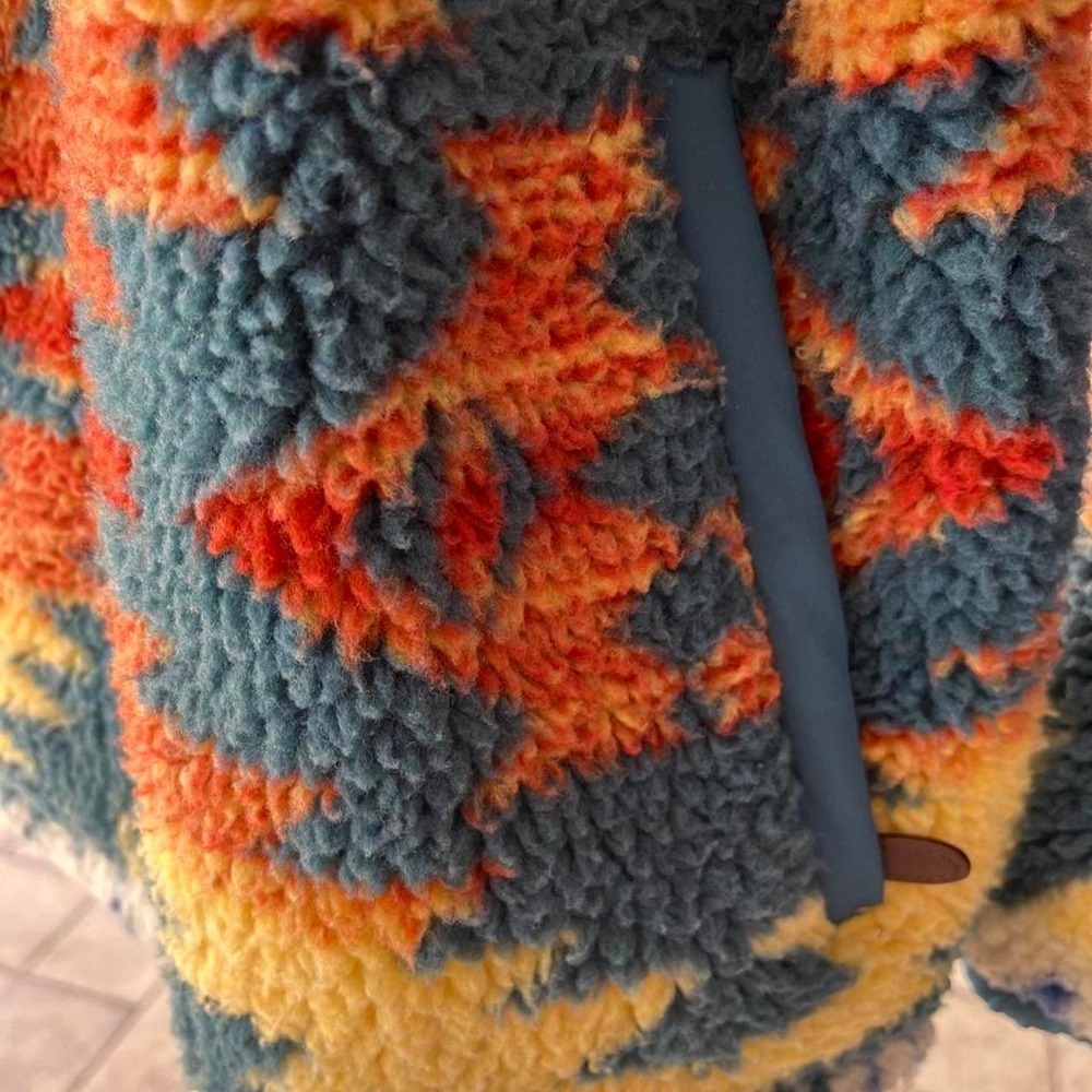 Ariat x Pendleton Sherpa Jacket Geometric Pattern Western - Picture 8 of 9